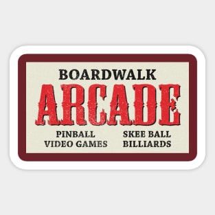 Boardwalk Arcade Sticker